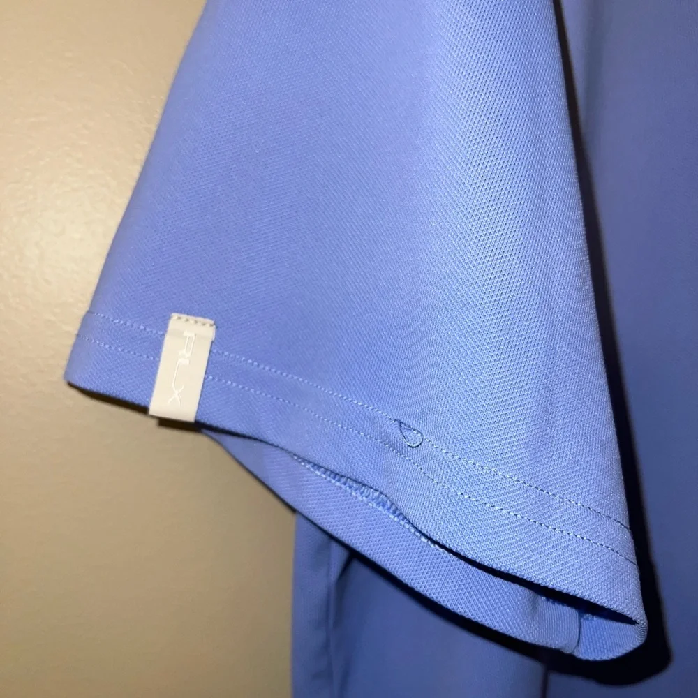 Ralph Lauren RLX Light Blue Golf Polo Shirt XL